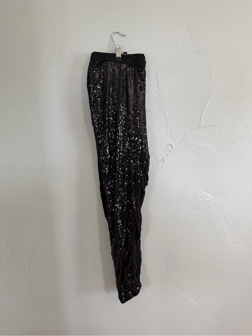 Black Sequin Leggings